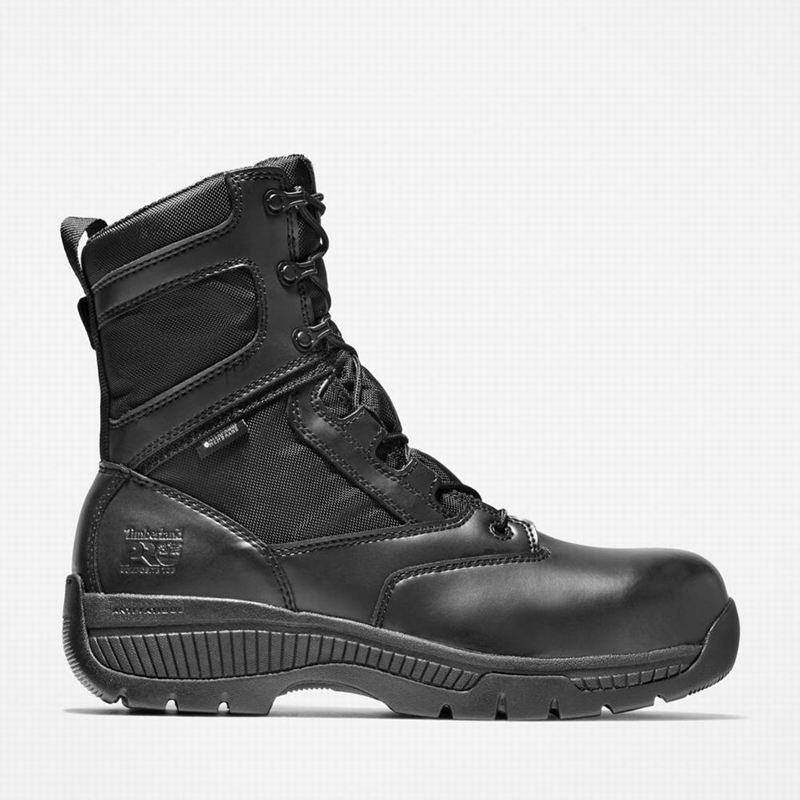 Timberland Valor 8" Composite Toe Waterproof Radne Čizme Crne | 83940227