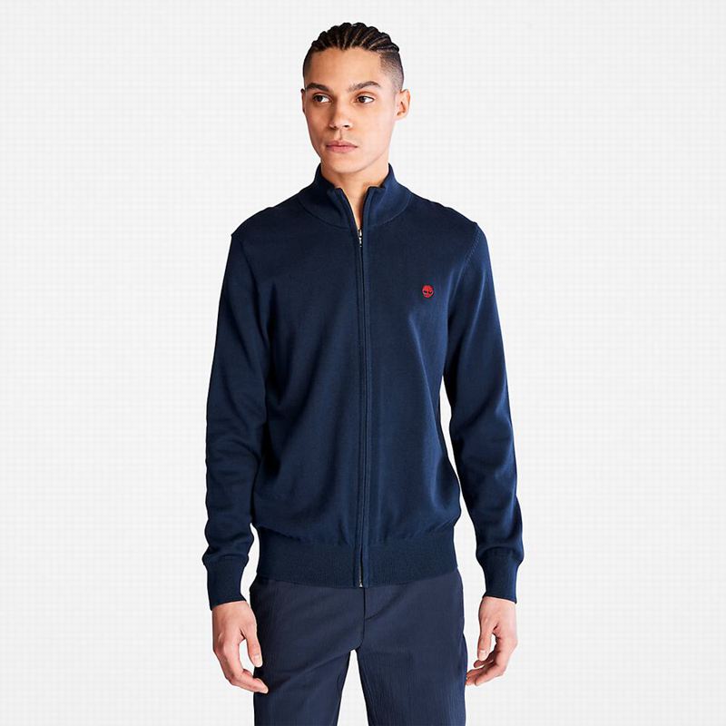 Timberland Williams River Full-Zip Džemperi Tamnoplave | 46776415