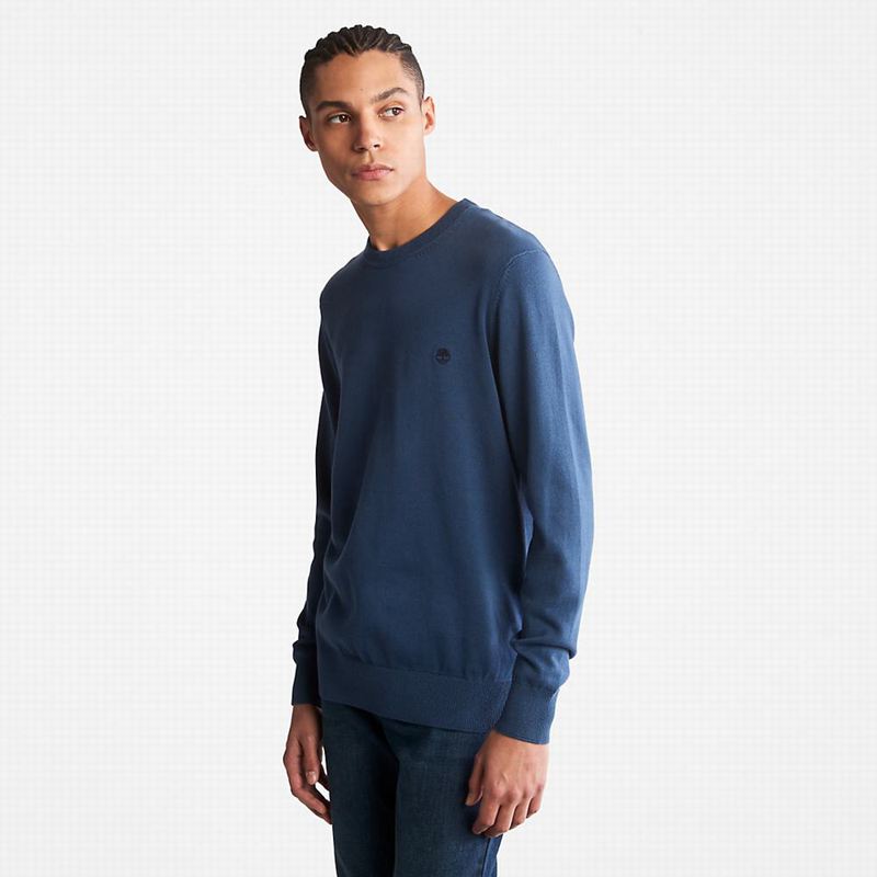 Timberland Williams River Organic Cotton Džemperi Plave | 12243429
