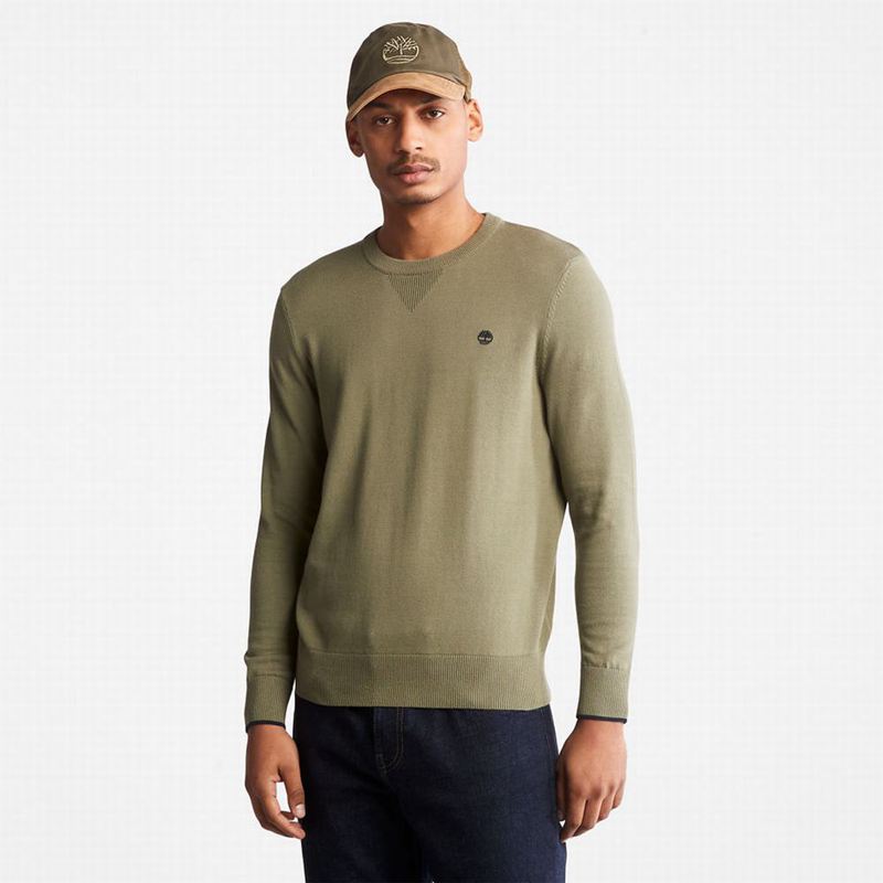 Timberland Williams River Organic Cotton Džemperi Maslinasto Zelene | 47558422