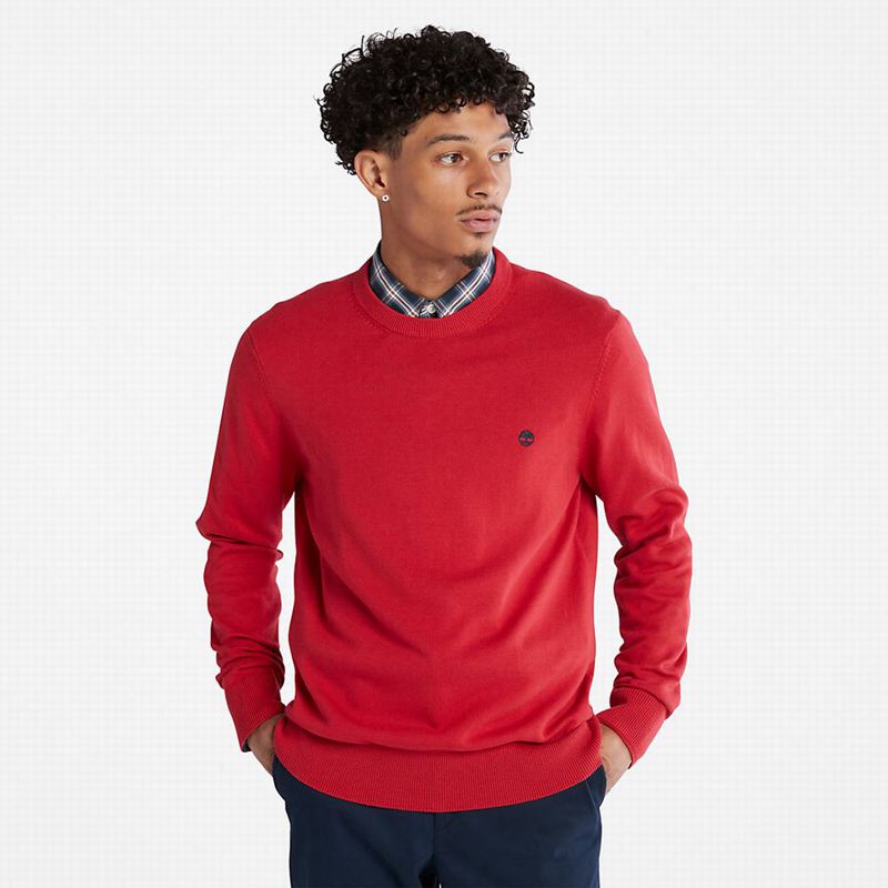 Timberland Williams River Organic Cotton Džemperi Crvene | 81885667