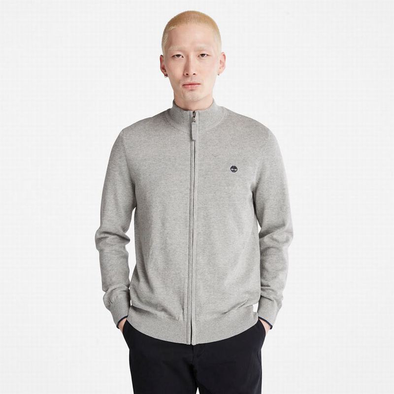 Timberland Williams River Zip-front Džemperi Sive | 7036740
