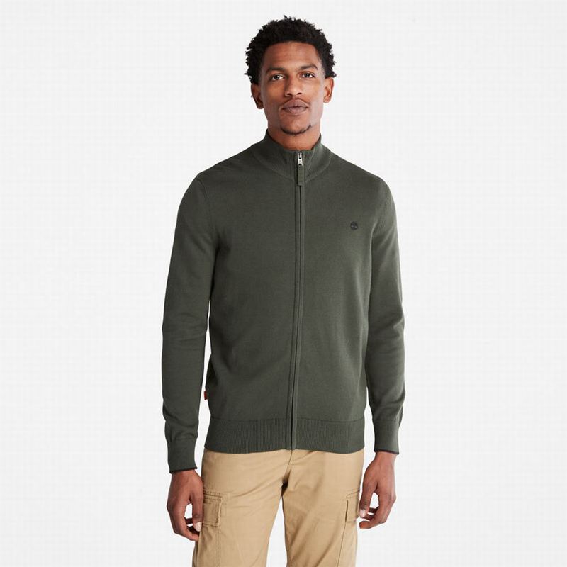 Timberland Williams River Zip-front Jakne Maslinasto Zelene | 12615050