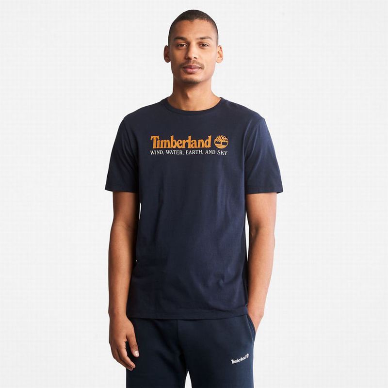 Timberland Wind Water Earth and Sky Majice Tamnoplave | 11324647