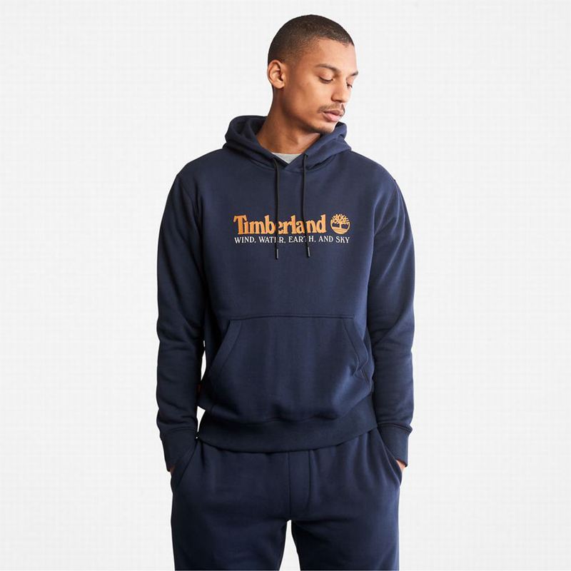 Timberland Wind Water Earth and Sky Majica S Kapuljačom Tamnoplave | 50350435
