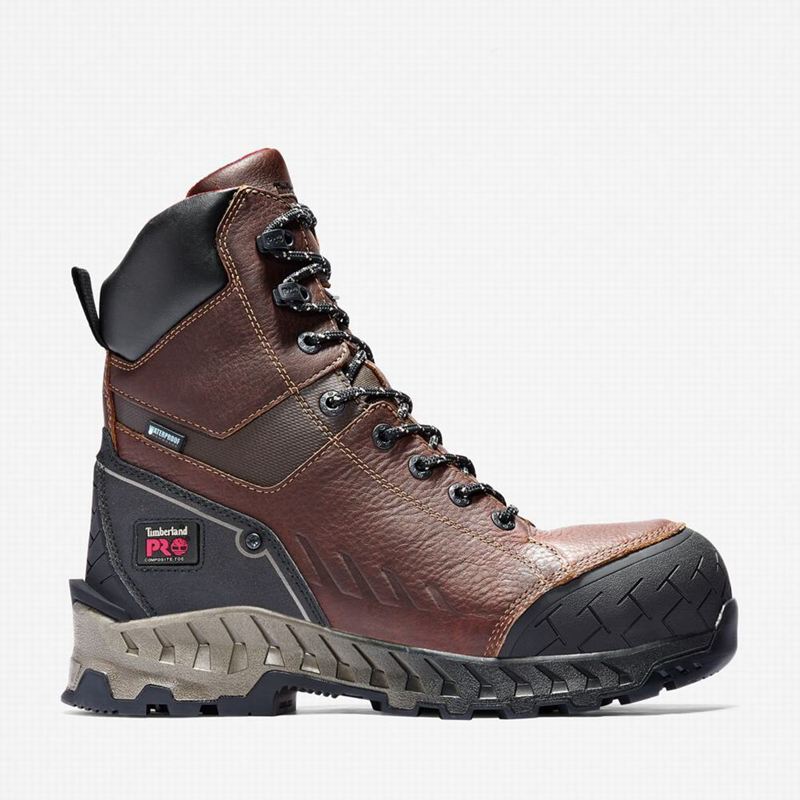 Timberland Work Summit 8" Composite Toe Waterproof Radne Čizme Smeđe | 92176030